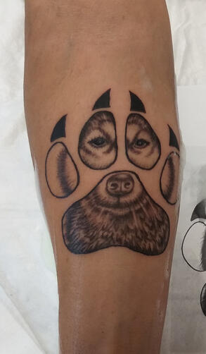 Татуировка куче в лапа | Eliz Tattoo Studio