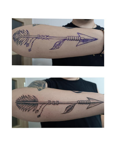 Татуировка Стрела | Eliz Tattoo Studio