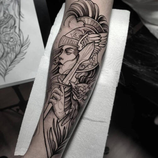 Гладиатор ръкав | Eliz Tattoo Studio