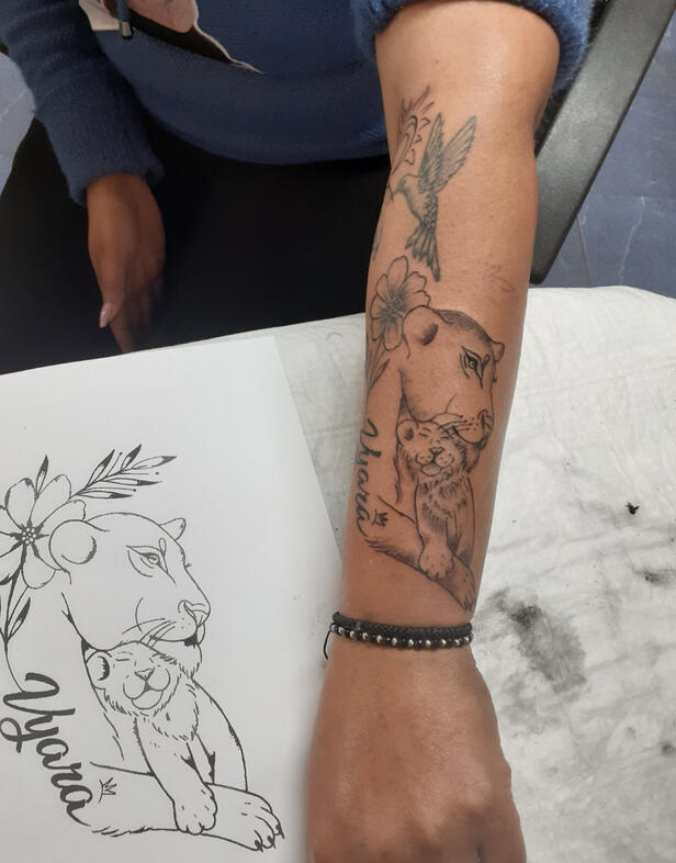 Дамски ръкав Дамски Зоо ръкав | Eliz Tattoo Studio