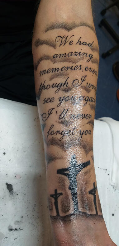 Надписи с кръст Надписи с кръст | Eliz Tattoo Studio