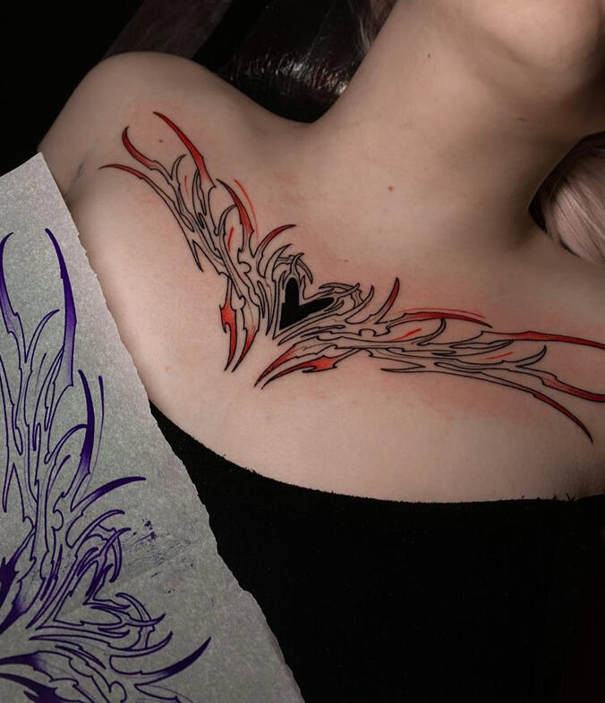 Деколте Деколте | Eliz Tattoo Studio