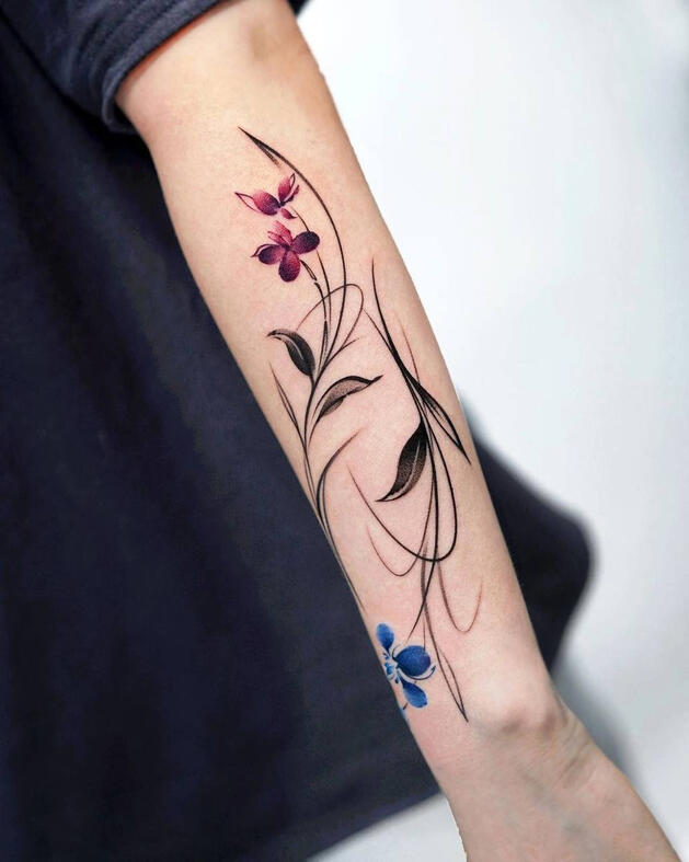 Цветя Цветя | Eliz Tattoo Studio