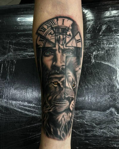 татуировка Гладиатор с Лъв | Eliz Tattoo Studio