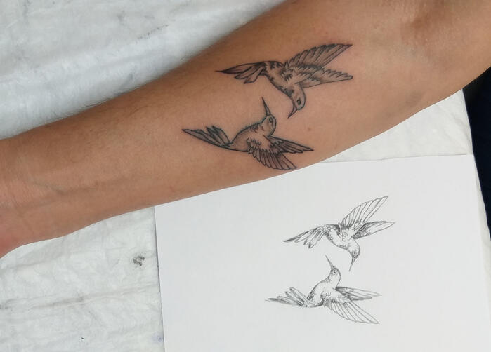 Татуировка Колибри | Eliz Tattoo Studio
