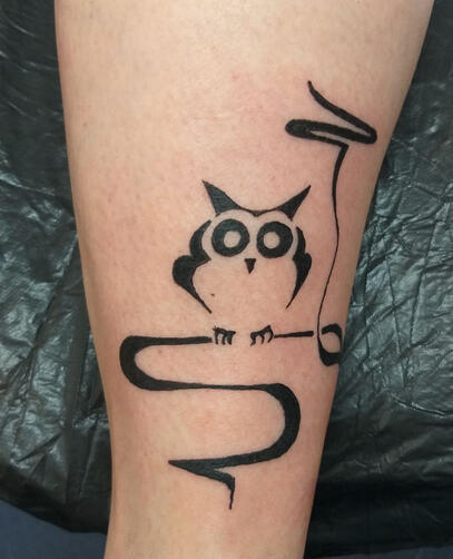 Бухал татуировка бухал | Eliz Tattoo Studio