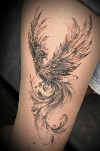 Феникс 1 Татуировка Феникс | Eliz Tattoo Studio