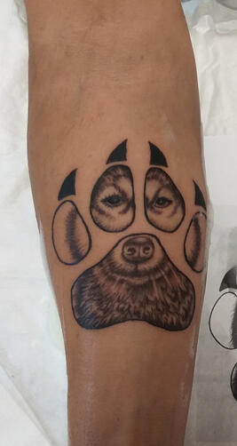 Татуировка Куче в лапа | Eliz Tattoo Studio