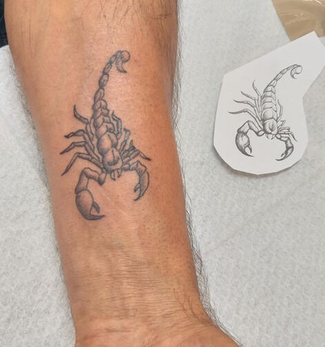 Скорпион татуировка скорпион | Eliz Tattoo Studio